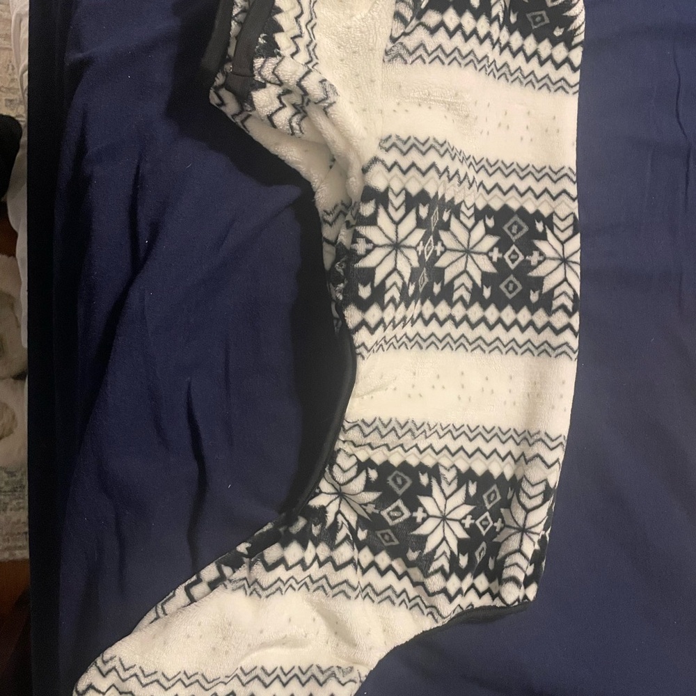 Cozy Black and White dog sweater